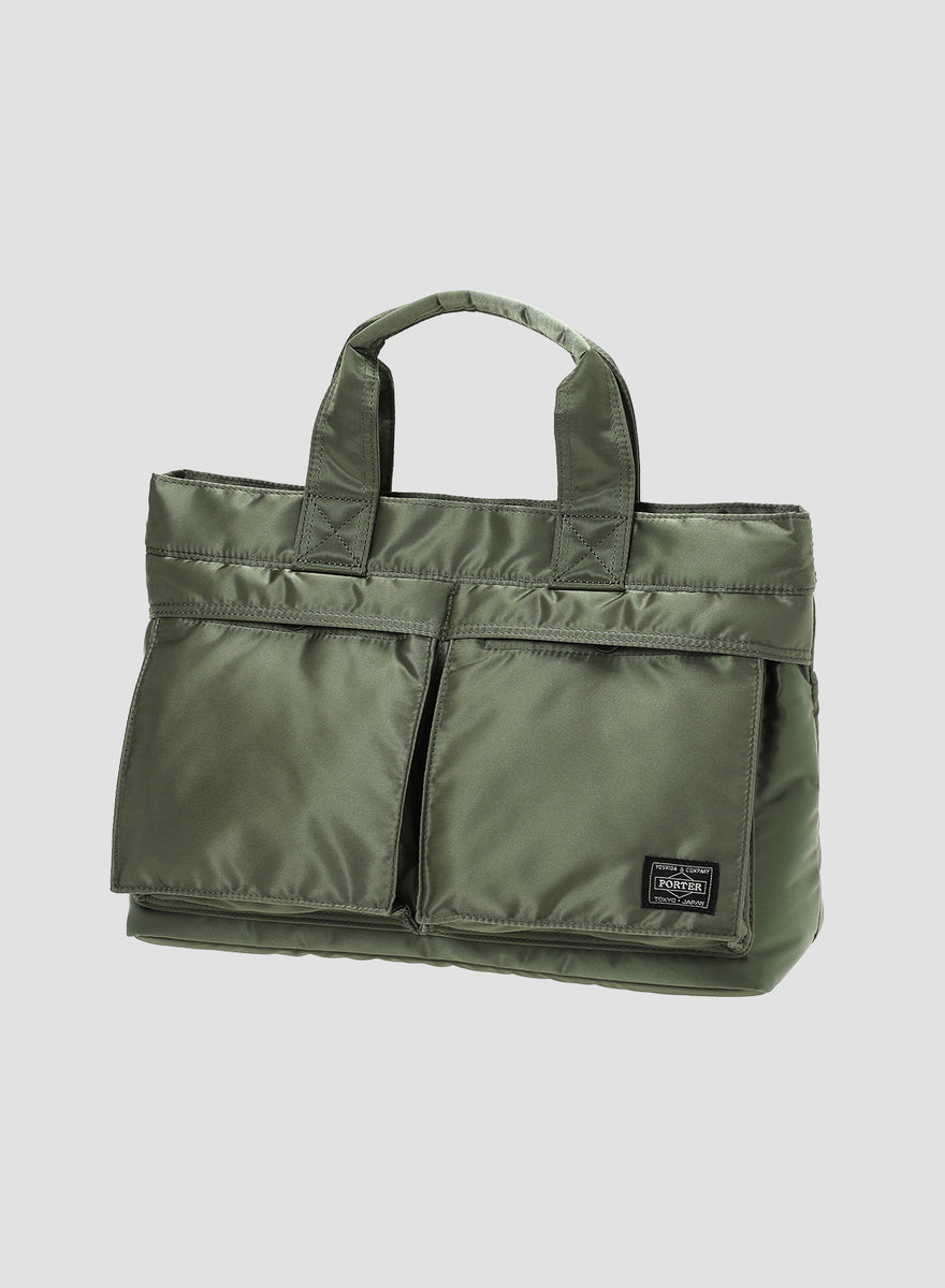 Porter-Yoshida & Co Tanker Tote Bag in Sage Green