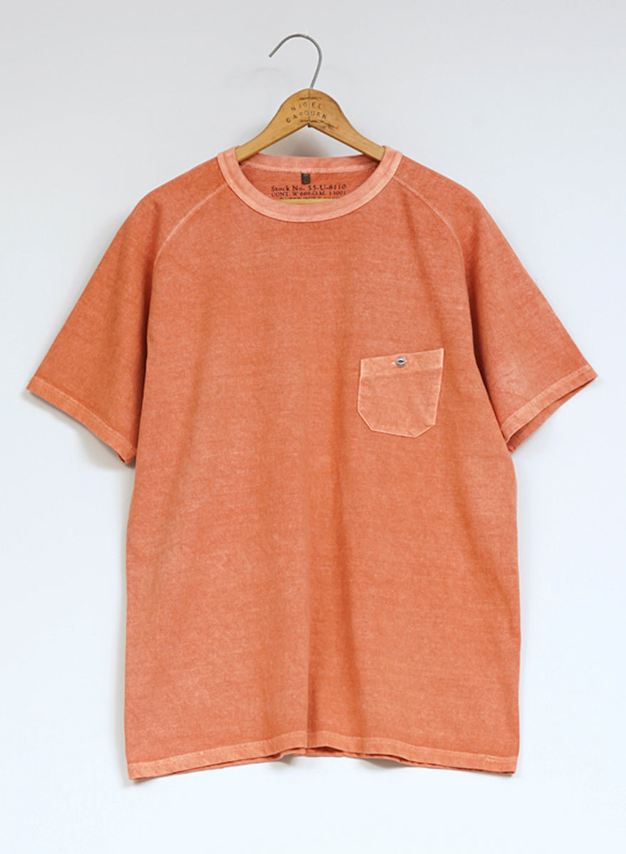 5.6oz Basic T-Shirt Pigment in Orange – Nigel Cabourn