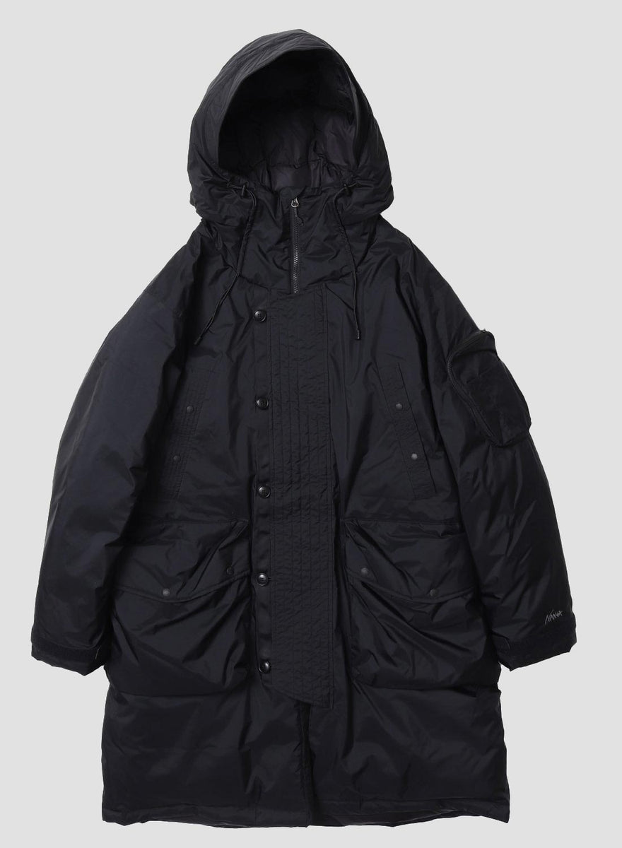 Nanga Aurora Down Field Half Coat in Black – Nigel Cabourn