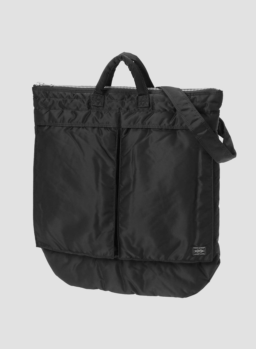 Porter-Yoshida & Co Tanker 2-Way Helmet Bag in Black