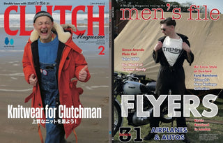 Nigel Cabourn on the cover of latest CLUTCH x MEN'S FILE magazine issue 31