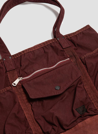 Porter-Yoshida & Co Crag Tote Bag in Burgundy