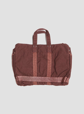 Porter-Yoshida & Co Crag 2Way Boston Bag Small in Burgundy