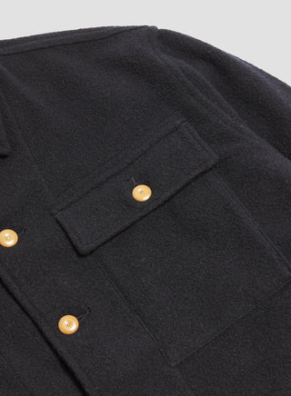 French Work Short Jacket in Dark Navy