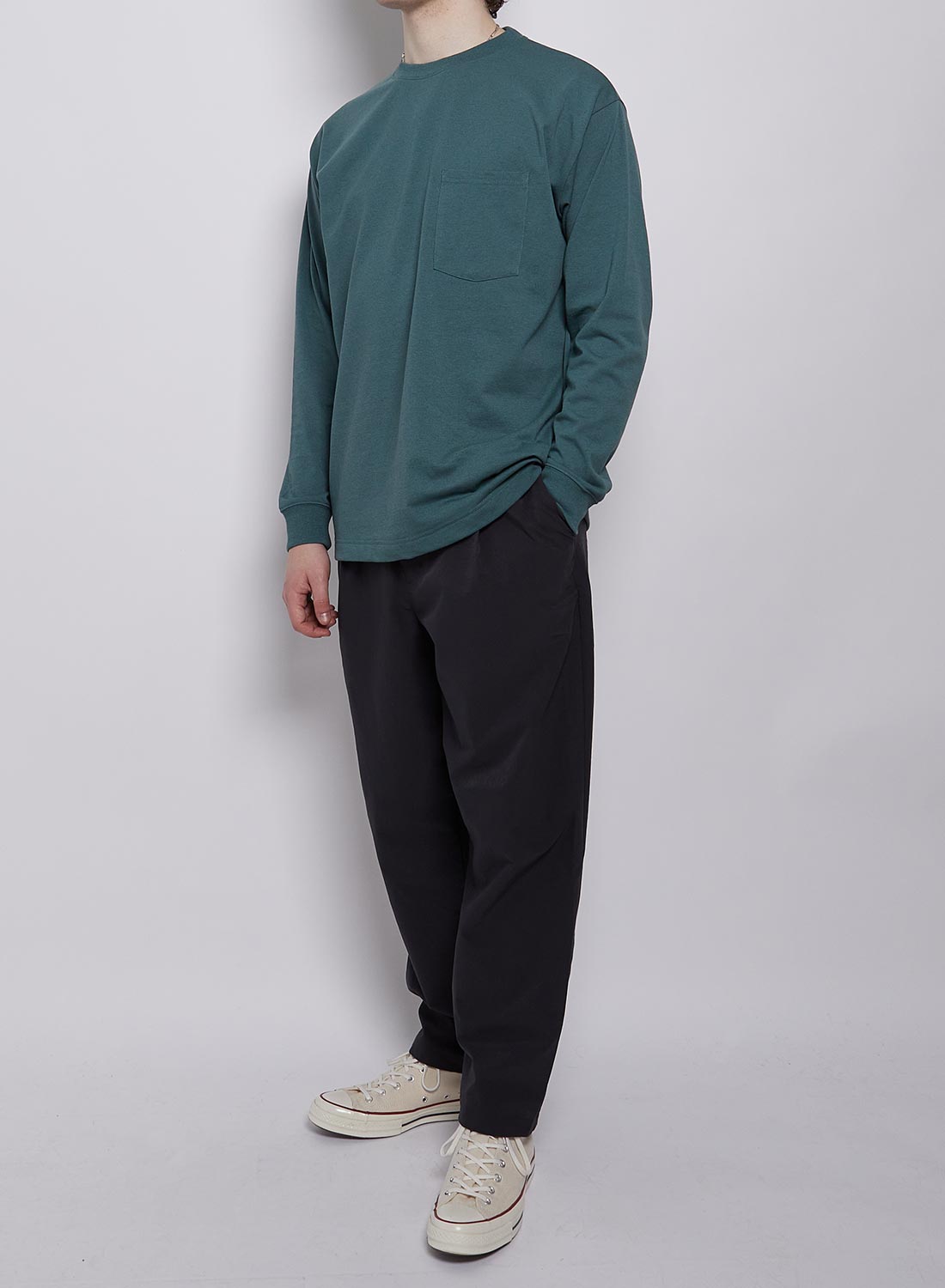 Nanga Air Cloth Comfy Tuck Tapered Pants in Black – Nigel Cabourn