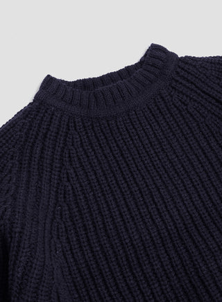 Fisherman Sweater in Navy