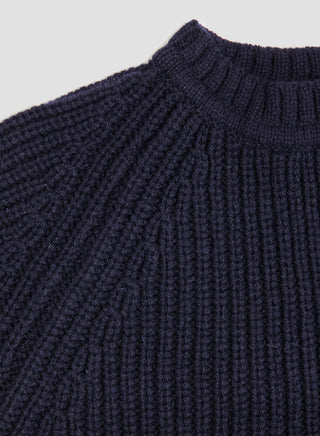 Fisherman Sweater in Navy