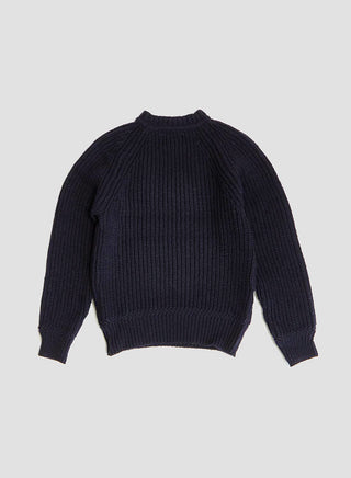 Fisherman Sweater in Navy