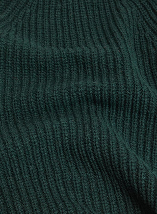 Fisherman Sweater in Conifer Green