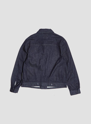 Short Jacket Denim in Indigo