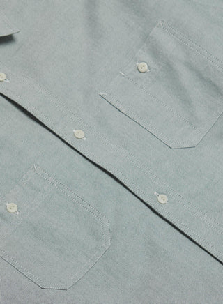 Utility Oxford Work Shirt in Green