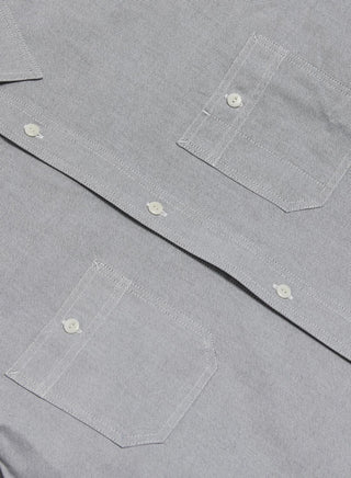 Utility Oxford Work Shirt in Grey