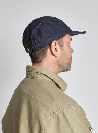 5 Panel Cap Denim in Indigo