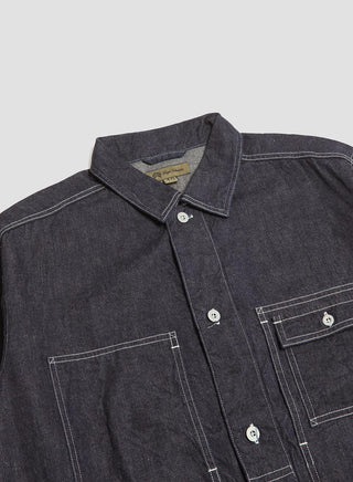 Utility Shirt Type 2 10oz Denim in Indigo