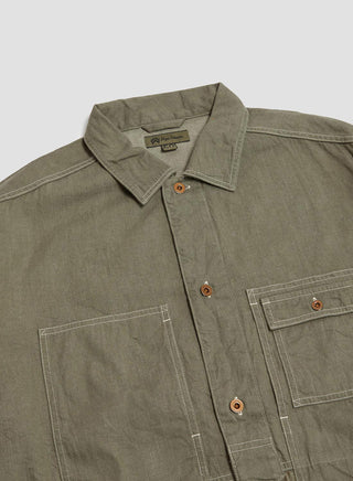 Utility Shirt Type 2 10oz Denim in Green