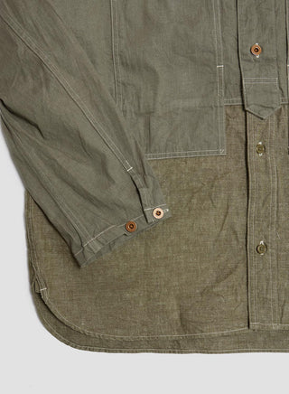 Utility Shirt Type 2 10oz Denim in Green