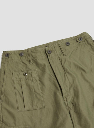 Army Cargo Shorts in Dark Green