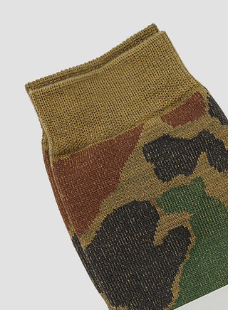 Anonymous Ism Camo Crew Sock in Army