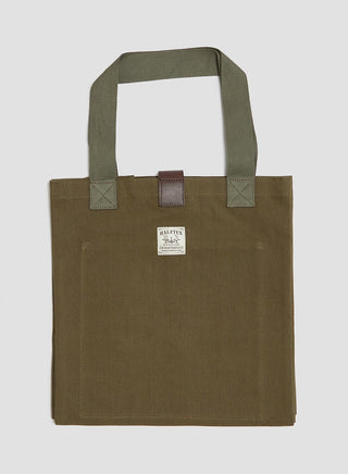 Bucket Bag Halftex Peat Label in Dark Green