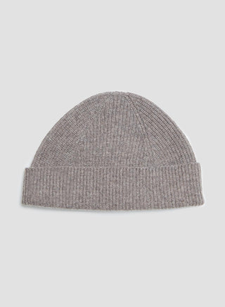 Lambswool Beanie in Vole Grey