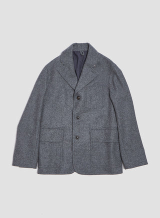 Sandy Irvine Jacket in Grey Flannel