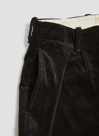 FOB Factory Corduroy Trousers in Black