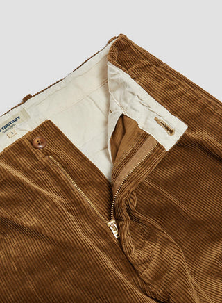 FOB Factory Corduroy Trousers in Khaki