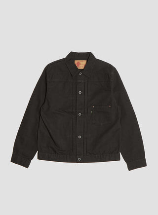 FOB Factory Cotton Duck Jacket in Black