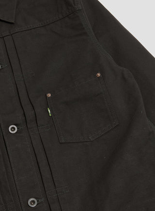 FOB Factory Cotton Duck Jacket in Black