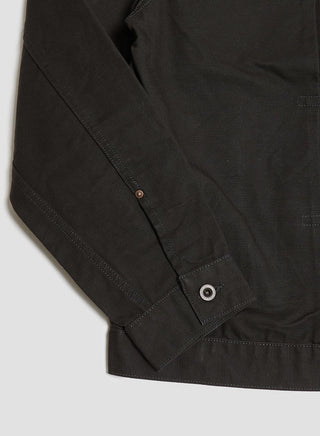 FOB Factory Cotton Duck Jacket in Black