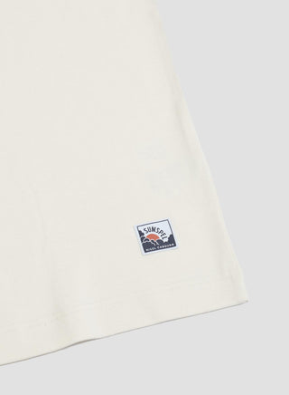 Nigel Cabourn x Sunspel Relaxed Heavyweight Supima Ringer T-Shirt in Undyed