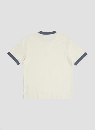 Nigel Cabourn x Sunspel Relaxed Heavyweight Supima Ringer T-Shirt in Undyed