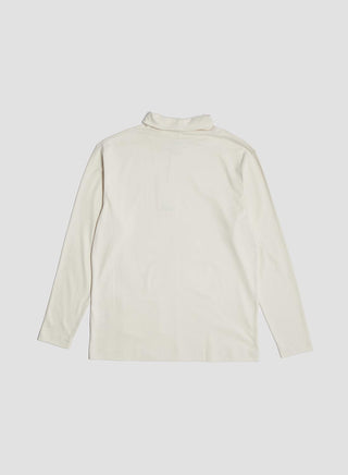 Nigel Cabourn x Sunspel Relaxed Heavyweight Supima Roll Neck in Undyed