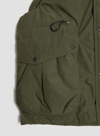 Nanga Hinoc Down Vest in Khaki