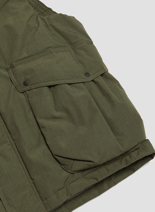 Nanga Hinoc Down Vest in Khaki