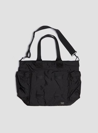 Porter-Yoshida & Co Force 2Way Tote Bag in Black