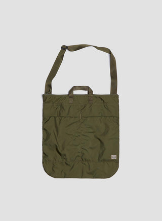 Porter-Yoshida & Co Flex 2Way Helmet Bag in Olive Drab