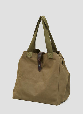 Bucket Bag Halftex Peat Label in Dark Green