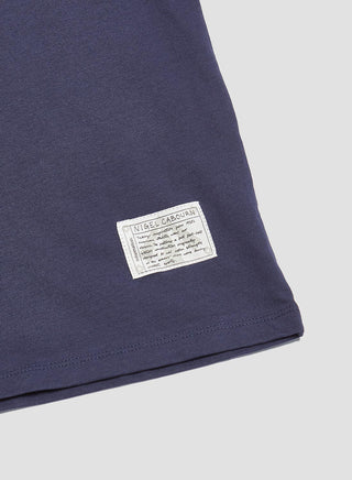 Cabourn Stencil Tee in Navy