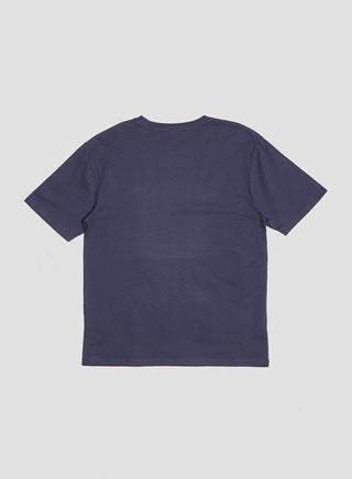 Cabourn Stencil Tee in Navy