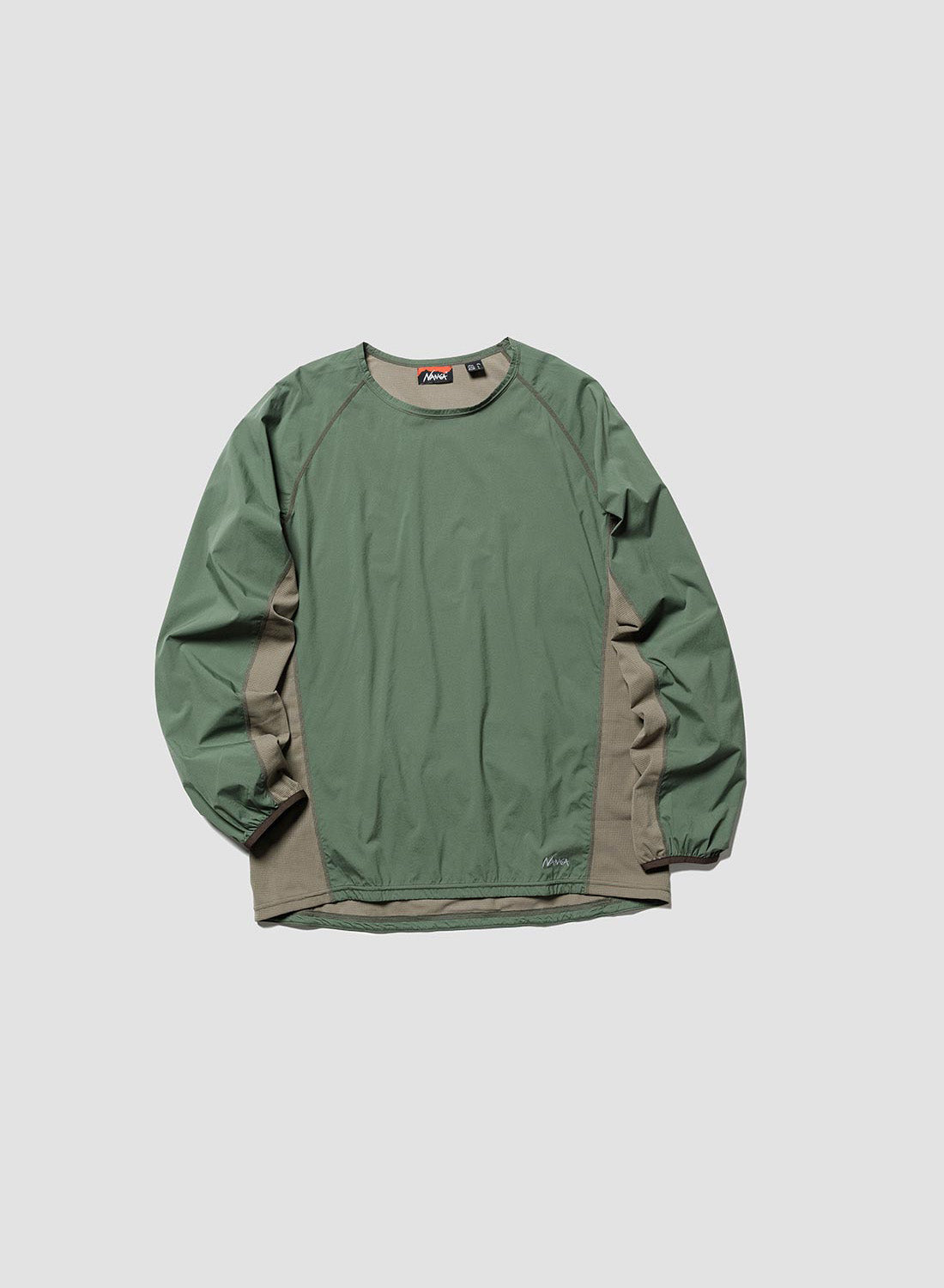 Nanga Hybrid Tech Hike Long Sleeve Top in Khaki – Nigel Cabourn