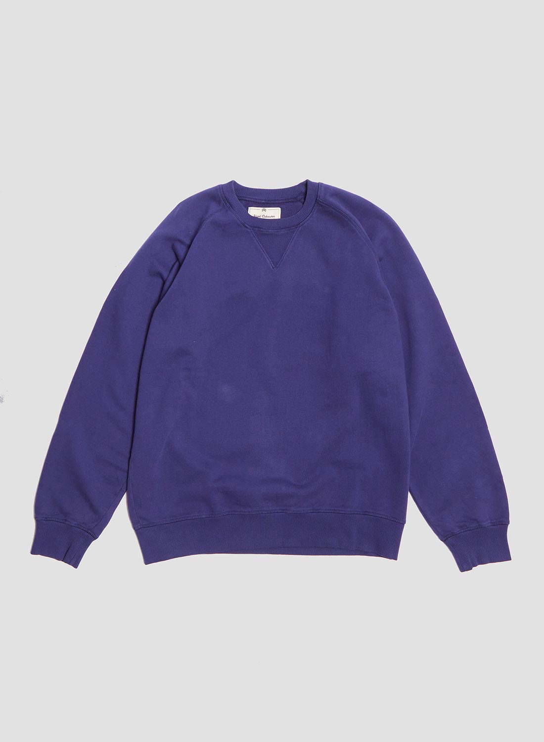 Embroidered Arrow Crew Sweatshirt in Royal Blue – Nigel Cabourn