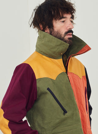 Rocky Mountain Featherbed x Nigel Cabourn Mountain Parka Dry Wax in Multicolour