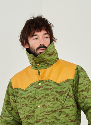 Rocky Mountain Featherbed x Nigel Cabourn Mountain Parka Mountain Camo in Green