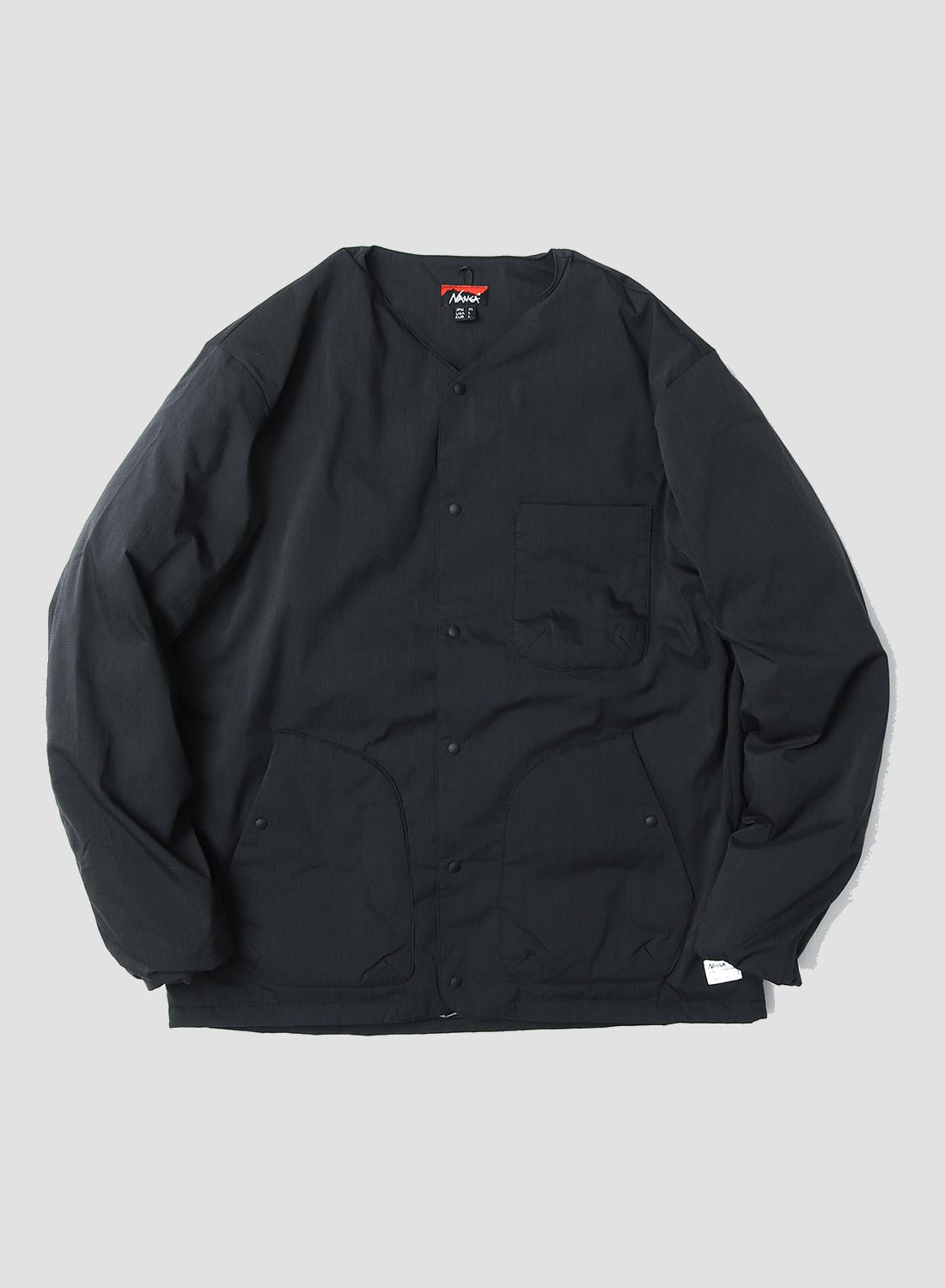 Nanga Takibi Ripstop Inner Down Cardigan in Black – Nigel Cabourn