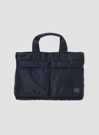 Porter Yoshida & Co Tanker Tote Bag in Iron Blue