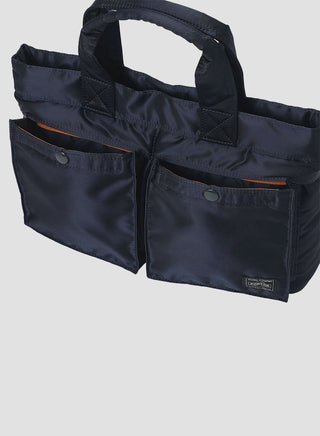 Porter Yoshida & Co Tanker Tote Bag in Iron Blue