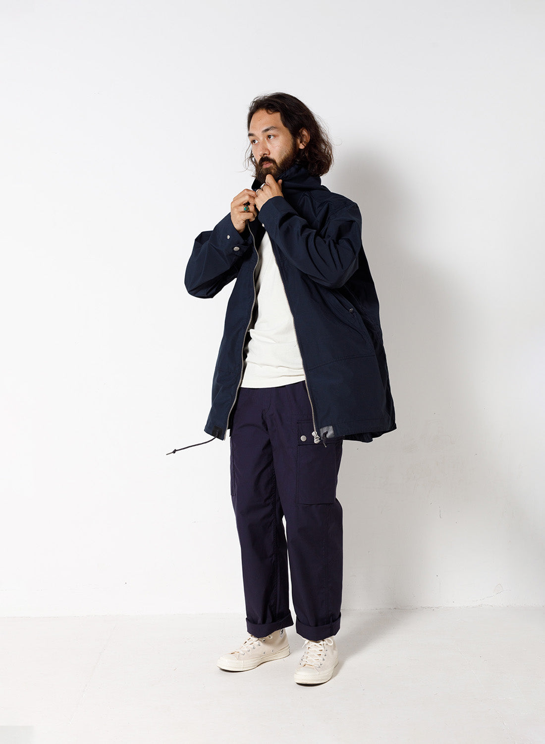 Zip Smock in Navy – Nigel Cabourn