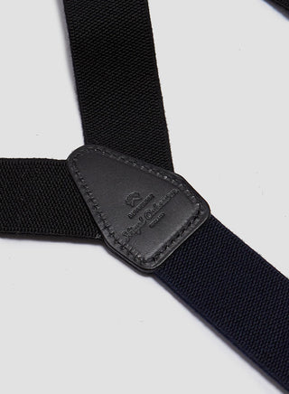 Workwear Braces in Black Navy