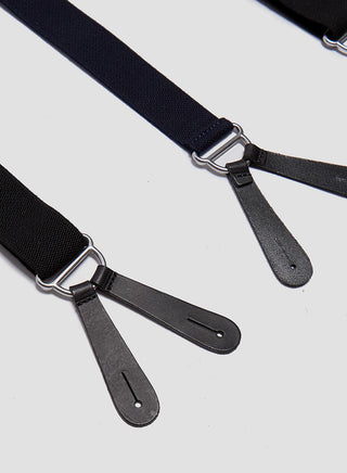 Workwear Braces in Black Navy